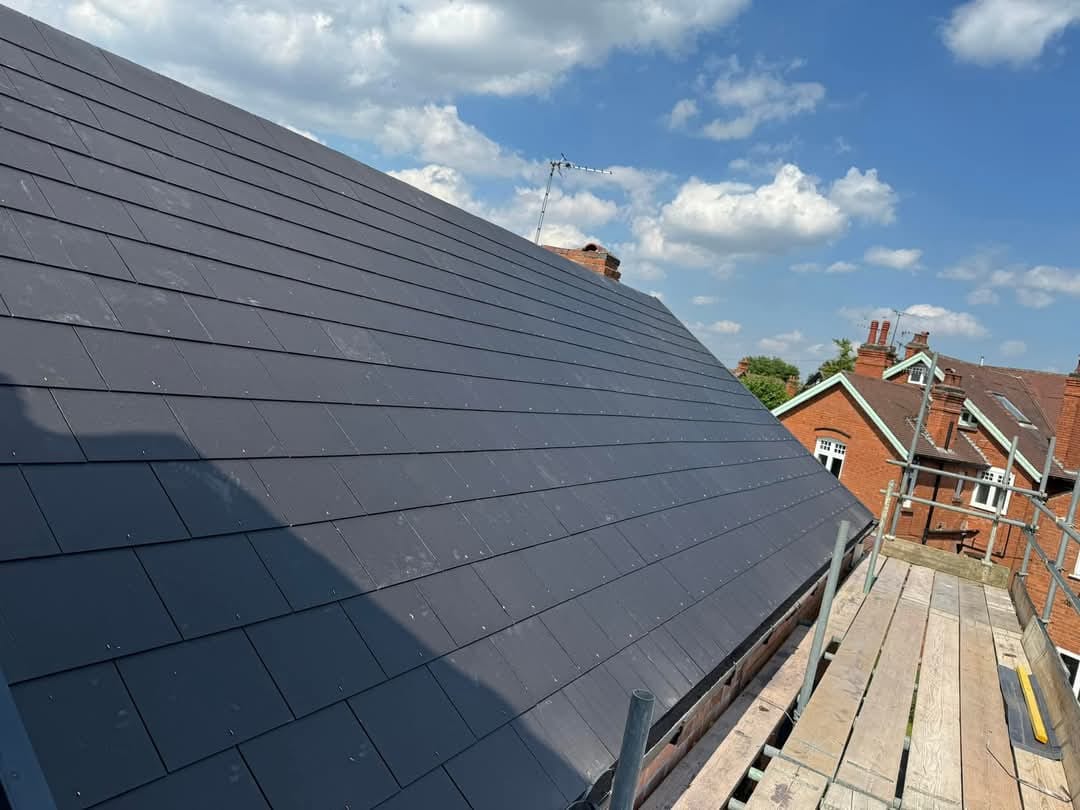 New roof installation completed on a home in Wigston